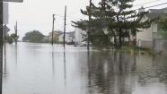 June 18, 2013: The Action Cam took this view of flooding on Evans Boulevard across from Brigantine Elementary School in Brigantine, N.J.
