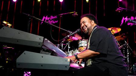 US jazz artist George Duke performs on the Stravinski Hall stage at the 43rd Montreux Jazz Festival, in Montreux, Switzerland, late Monday, July 13, 2009. A representative for Duke said the performer died on August 5, 2013 in Los Angeles at age 67. Duke was being treated for chronic lymphocytic leukemia. (AP Photo/Keystone, Jean-Christophe Bott)