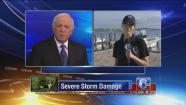 Storm damage at the Jersey shore