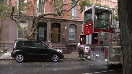 Fire on Pine Street in Center City