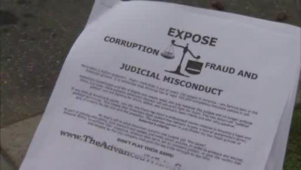 Racist literature in Burlington County