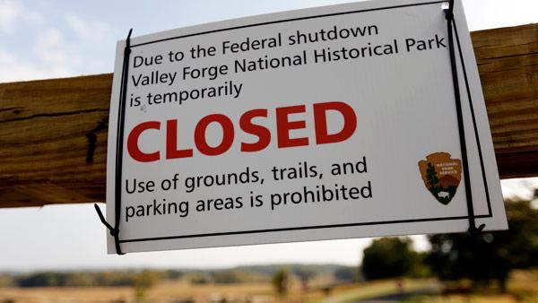 Amid shutdown, runners protest at Valley Forge park