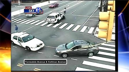 Police car involved in Tacony crash