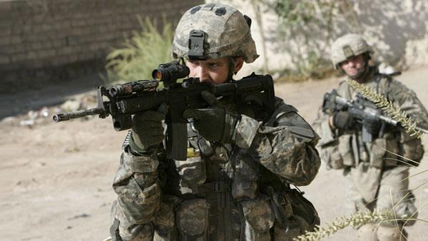 Soldiers fighting in Iraq
