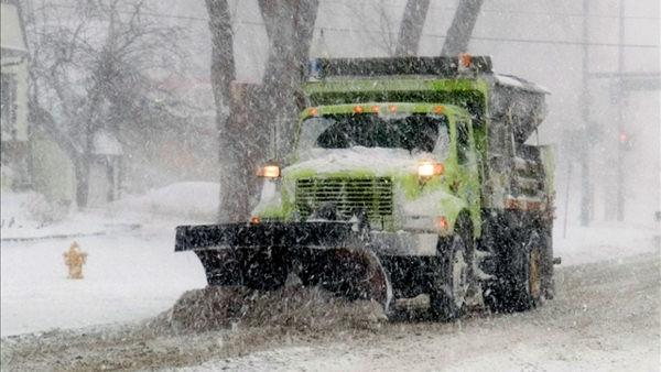 A winter storm is dumping snow on the region, and could make for a messy commute tonight.