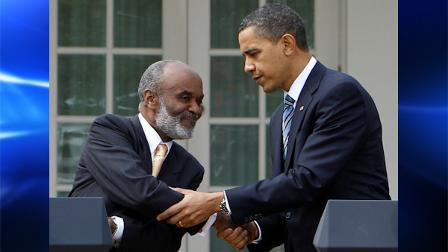 President Obama and President Preval