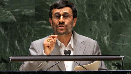 Iranian President Mahmoud Ahmadinejad