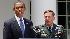 President Barack Obama, accompanied by Gen....