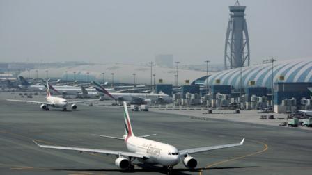 FILE - An Emirates airline passenger jet taxis on the tarmac at Dubai International airport in Dubai, United Arab Emirates, in this Tuesday April 20, 2010 file photo. A suspicious package originating in Yemen containing a toner cartridge with wires and powder was found during routine screening of air cargo in the United Kingdom, prompting authorities to scour three planes and a truck in the United States on Friday Oct 29 2010. A further package also sent from Yemen was intercepted in Dubai. U.S. officials said they were increasingly confident that the packages were part of a plot by Yemens al-Qaida branch, the same group responsible for an attempted bombing of a U.S.-bound airliner last Christmas. (AP Photo/Kamran Jebreili)