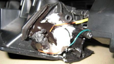 This undated photo released by the Dubai Police via the state Emirates News Agency (WAM) on Saturday, Oct. 30, 2010, claims to show parts of a computer printer with explosives loaded into its toner cartridge found in a package onboard a cargo plane coming from Yemen, in Dubai, United Arab Emirates. Dubai police say the bomb, discovered in the ink cartridge of a computer printer in a shipment of air cargo from Yemen bound for the United States, contained the powerful explosive PETN and bore the hallmarks of al-Qaida. (AP Photo/Dubai Police via Emirates News Agency) ** EDITORIAL USE ONLY, NO SALES **