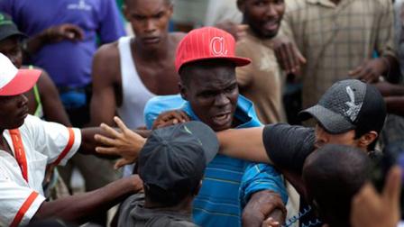 Haiti tent city