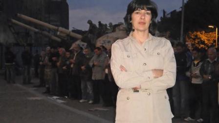 ABC NEWS - Christiane Amanpour reports from Cairo on the crisis in Egypt, 1/31/11 (Photo by ABC NEWS)