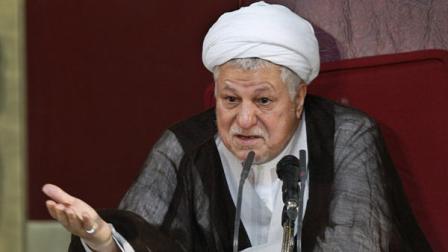 Head of Irans Experts Assembly, Ayatollah Akbar Hashemi Rafsanjani addresses a seasonal meeting of the assembly, in Tehran, Iran, Tuesday, Sept. 14, 2010. The 86-member all-cleric assembly has the right of choosing and dismissing the supreme leader, who has the final say on all state matters.
