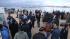 Hundreds of Turkish workers wait to be evacuated