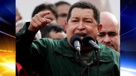 Venezuelas President Hugo Chavez speaks to supporters at a square in Caracas, Venezuela, Wednesday, Jan. 5, 2011. Opposition lawmakers gained a bigger presence and a platform to challenge Chavez at the new national Assembly, though the congress powers will be limited by a recent measure letting the president enact laws by decree. Venezuelas new Congress had its first session Wednesday. (AP Photo/Ariana Cubillos)