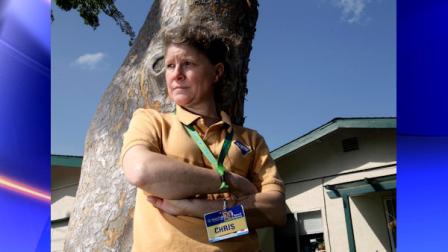 Christine Kwapnoski at home in Bay Point, Calif., Thursday, March 17, 2011. Kwapnoski, an assistant manager with Sams Club in Concord, Calif., is one of the named plaintiffs in a class action sex discrimination suit against Wal-Mart over pay and promotions. If the court approves, it would be the largest class action in U.S. history, affecting some 1.5 million. Arguments are Tuesday, March 29, 2011. (AP Photo)