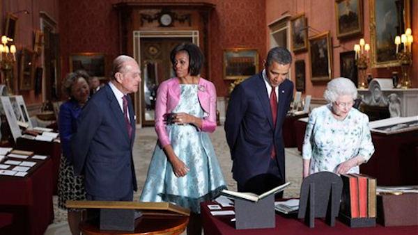 Touring the Portrait Gallery at Buckingham Palace