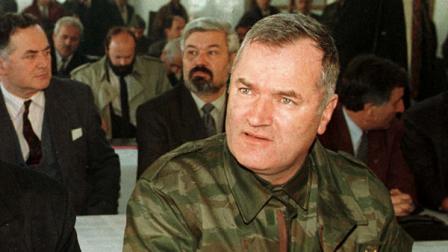 ** FILE **An undated file photo of former Bosnian Serb military commander Gen. Ratko Mladic at Mt. Jahorina, Bosnia.
