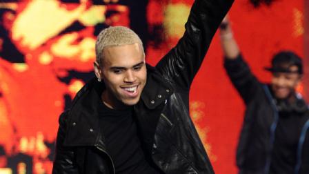 Singer Chris Brown performs on BETs 106 and Park show in New York, on Monday, March 21, 2011.