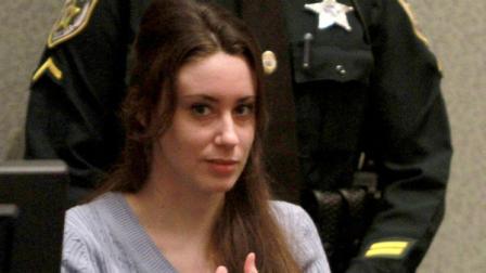Casey Anthony sits in the courtroom before a sentencing hearing in Orlando, Fla. on Thursday, July 7, 2011. Anthony was acquitted of killing her daughter, Caylee, but faces four charges of lying to police officials.