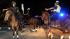 Mounted officers from the Orange County Sheriffs...