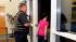 Casey Anthony, right, walks out of the Orange...