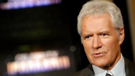 FILE - Show host Alex Trebek takes part in a taping of Celebrity Jeopardy! to celebrate the 5000th episode of Jeopardy! at Radio City Music Hall, Thursday, Oct. 5, 2006, in New York City. (AP Photo/Paul Hawthorne)