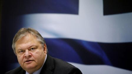 Greek Minister of Finance Evangelos Venizelos listens questions during a news conference in Athens, on Tuesday, Sept, 27, 2011. Greece will receive its next batch of bailout loans in time to avoid a disastrous default, the finance minister said Tuesday, while the prime minister pledged ahead of talks with Germanys leader that Athens will fulfill all its austerity pledges.