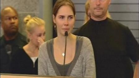 Amanda Knox speaks to the press in her hometown of Seattle, Washington on October 4, 2011.