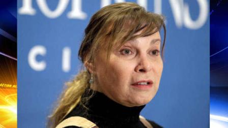 Renee-Nicole Douceur, who was evacuated from a South Pole research station two months after she experienced a stroke, speaks about her recovery at a news conference at Johns Hopkins Hospital in Baltimore, Friday, Oct. 28, 2011. Doctors confirmed that she suffered a stroke, but she is expected to recover almost completely with proper treatment.