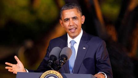 U.S. President Barack Obama speaks during his closing press conference at the Asia-Pacific Economic Cooperation summit Sunday, Nov. 13, 2011, in Kapolei, Hawaii.