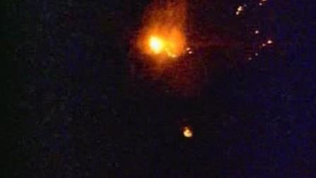 An image from a helicopter shows flames coming from a reported plane crash in the Phoenix area.