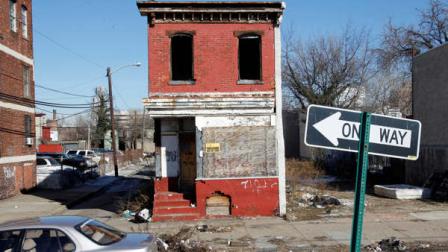 FILE - This Thursday, Feb. 10, 2011 file photo shows boarded-up buildings in Camden, N.J. The ranks of Americas poor have climbed to a record high, according to new census data that paints a stark portrait of the nations haves and have-nots at a time when unemployment remains persistently high.