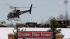 An Ohio State Highway patrol helicopter leaves...
