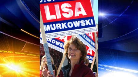 U.S. Sen. Lisa Murkowski, R-Alaska, right, joins volunteers to wave to motorists on Monday, Aug. 23, 2010, in Anchorage, Alaska. Candidates are pulling no punches in their last minute push for voters in Tuesdays primary. The greatest proof of this is in the U.S. Senate race where Sarah Palin has re emerged months after first endorsing GOP challenger Joe Miller to urge Alaskans to support him and to oust Murkowski. Murkowskis not shying away, running a new radio spot of her own, called Truth, in which she uses audio from a talk show hosts tirade against Miller to show Miller as distorting her record. (AP Photo/Mark Thiessen)