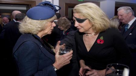 FILE - In this file photo dated Nov. 10, 2010 the Duchess of Cornwall speaks with journalist Marie Colvin, right, in London. A French government spokeswoman on Wednesday Feb. 22, 2012 identified two Western reporters killed in Syria as American war reporter Marie Colvin and French photojournalist Remi Ochlik. Colvin, from Oyster Bay, New York, had been a foreign correspondent for Britains Sunday Times for two decades, reporting from the worlds most dangerous places. She lost the sight in one eye in Sri Lanka in 2001 but did not let that deter her.