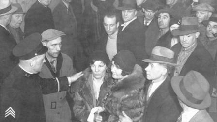 Unemployed people plea for aid in Seattle, circa 1930s.