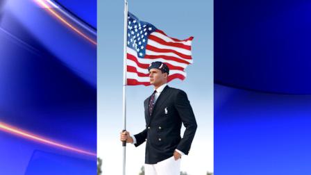 FILE - This product image released by Ralph Lauren shows U.S. Olympic swimmer Ryan Lochte modeling the the official Team USA Opening Ceremony Parade Uniform. Republicans and Democrats railed Thursday, July 12, 2012, about the U.S. Olympic Committees decision to dress the U.S. team in Chinese manufactured berets, blazers and pants while the American textile industry struggles economically with many U.S. workers desperate for jobs. (AP Photo/Ralph Lauren, File)