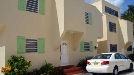 An exterior view of the apartment owned by Michael and Thelma King of Mount Pleasant, South Carolina, in Cupecoy Beach, St. Maarten, Tuesday, Sept. 25, 2012. (AP Photo/Judy Fitzpatrick)