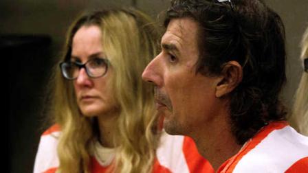Paul and Sheila Comer appear in court during a hearing in Dallas, Ga., Thursday, Oct. 4, 2012. The Comers are accused of locking their teenaged son in a bedroom with little food for years. The Comers were arrested last month and accused of abusing 18-year-old Mitch Comer. He weighed 87 pounds when he was found in Los Angeles. (AP (AP Photo/John Bazemore)