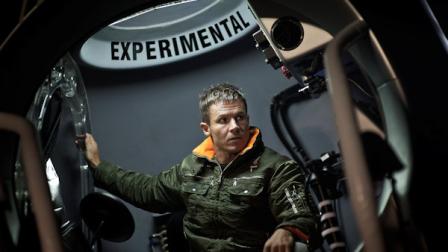 This image provided by Red Bull Stratos shows pilot Felix Baumgartner of Austria sitting in his capsule in preparation for the final manned flight of Red Bull Stratos in Roswell, N.M., Tuesday Oct. 9, 2012. Extreme athlete and skydiver Baumgartner canceled his planned death-defying 23-mile free fall on Tuesday because of high winds, the second time this week he was forced to postpone his quest to be the first supersonic skydiver. (AP Photo/Red Bull Stratos)