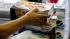 A cashier rings up boxes of Hostess Twinkies and...