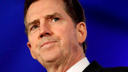 FILE - In this June 17, 2011 file photo, Sen. Jim DeMint, R-S.C. speaks in New Orleans. DeMint announced Thursday, Dec. 6, 2012 that he is resigning to take over at Heritage Foundation. (AP Photo/Patrick Semansky, File)