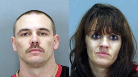 This image released by Santa Clara County Sheriffs department shows Jason DeJesus and Chanelle Troedson. The pair were arrested and booked on Monday, Dec. 3, 2012, for investigation of kidnapping, false imprisonment, criminal threats, carjacking, conspiracy and assault. They are accused of luring a Northern California handyman to a home, punching him in the face and telling him to fix a dishwasher or die. (AP Photo/Santa Clara County Sheriff)