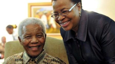 FILE This May 16, 2011 file photo supplied by the South African Government Communications and Information Services, GCIS, shows former South African President Nelson Mandela and his wife Graca Machel after they cast an early ballot in upcoming local elections at his home in Johannesburg, South Africa. (AP Photo/Elmond Jiyane-GCIS, File)