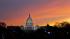 The sun rises over Capitol Hill in Washington,...