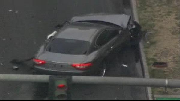 Shootout and crash in Las Vegas