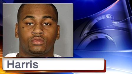 This photo provided by the Las Vegas Metropolitan Police Department shows Ammar Harris in a booking photo from a 2012 arrest in Las Vegas. Police have identified Harris as a suspect in a shooting that sent a Maserati into a taxi that exploded, killing three people on Feb. 21, 2013 in Las Vegas. (AP Photo/Las Vegas Metropolitan Police Department)