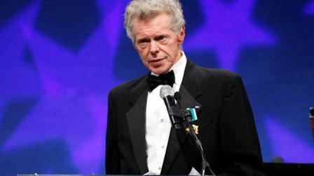 FILE - This Sept. 18, 2008 file photo shows pianist Van Cliburn at the presentation ceremony of the Liberty Medal that was presented to former President of the Soviet Union Mikhail Gorbachev in Philadelphia. Cliburn, the internationally celebrated pianist whose triumph at a 1958 Moscow competition helped thaw the Cold War and launched a spectacular career that made him the rare classical musician to enjoy rock star status died early Wednesday, Feb. 27, 2013, at his Fort Worth home following a battle with bone cancer. (AP Photo/Tom Mihalek, file)