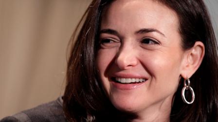 FILE - In this Thursday, April 7, 2011, file photo, Sheryl Sandberg, Facebooks chief operating officer, speaks at a luncheon for the American Society of News Editors in San Diego. (AP Photo/Gregory Bull, File)